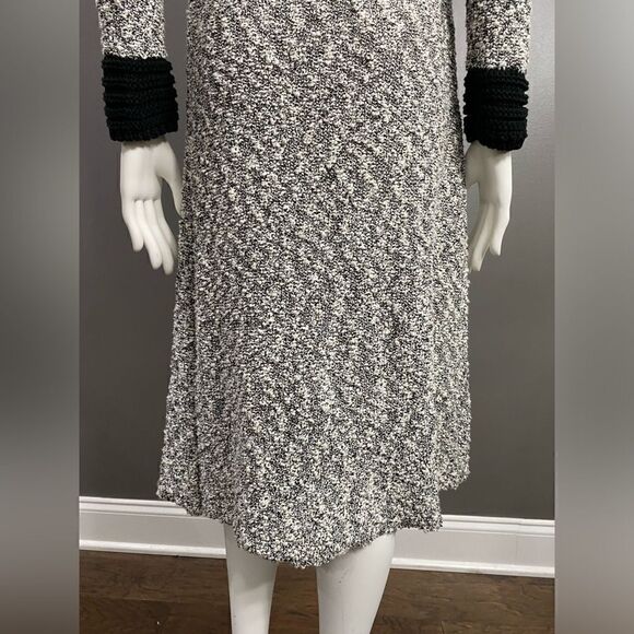 Belldini Large Black Combo Open-Front Belted
Duster Cardigan Boucle Knit Size M - Picture 8 of 14